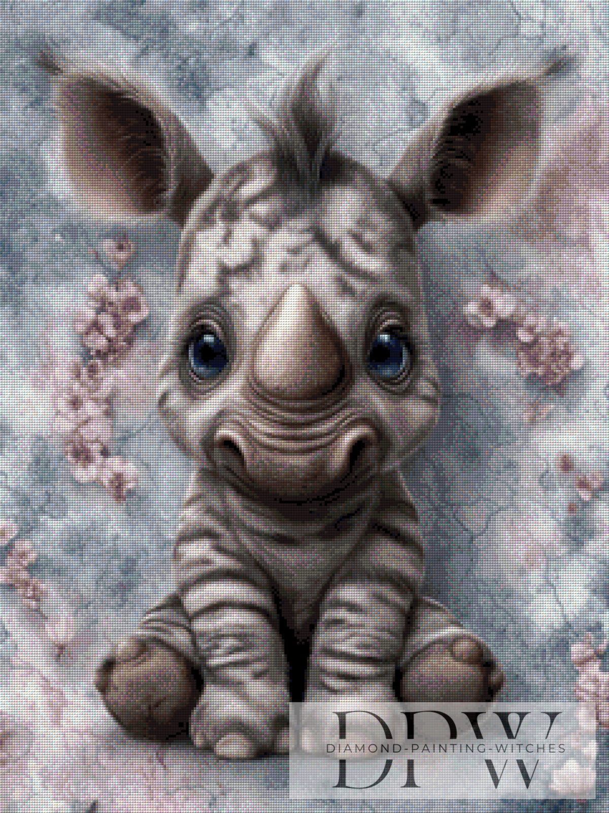 Kleines Nashorn by Sweet_Loco_AI mit 70 Farben