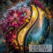Yin Yang of Blossoms by QN with 340 colors