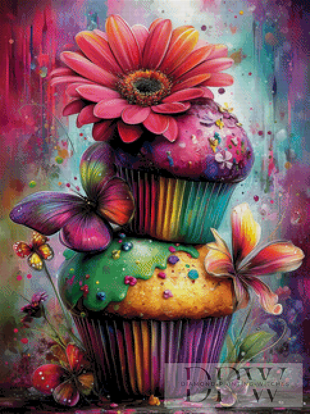 Bunter Muffin by CleoDora mit 300 Farben
