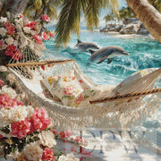 Hammock in Dolphin Paradise by Lisa Morgan with 270 colors