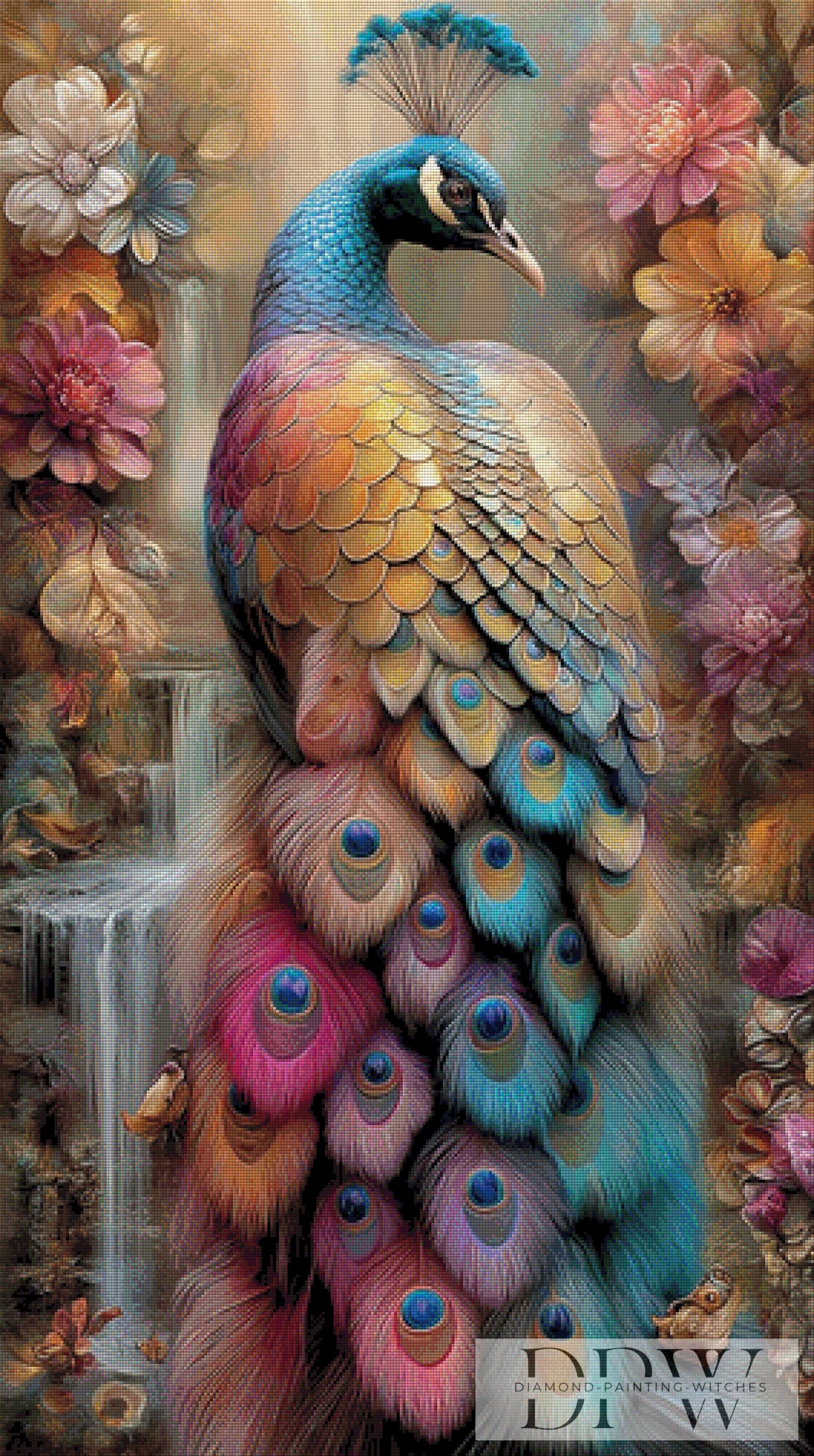 Peacock Shine by CleoDora with 300 colors