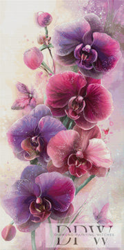 Magical Orchids by CreatiVart with 170 colors