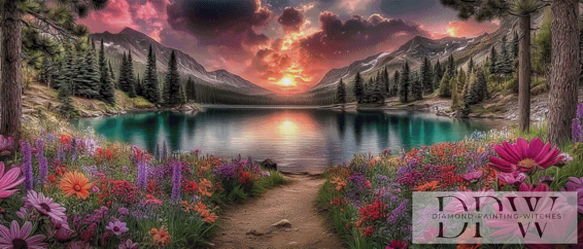 The lake in the last light by CleoDora 260 colors