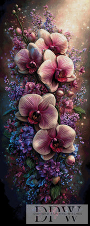 Purple Light Orchids by ellufija with 270 colors
