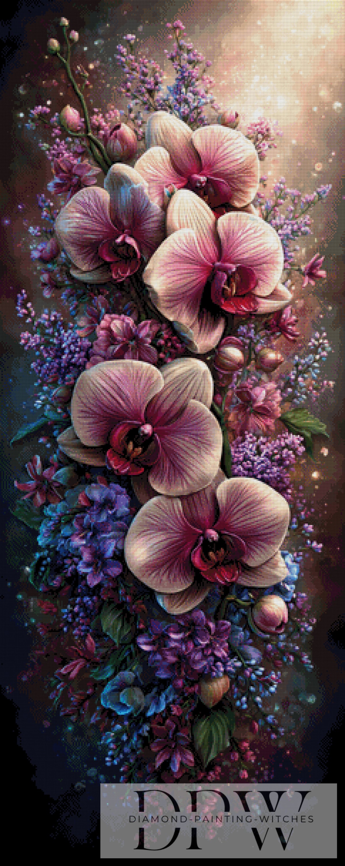 Purpurlicht Orchideen by ellufija mit 270 Farben