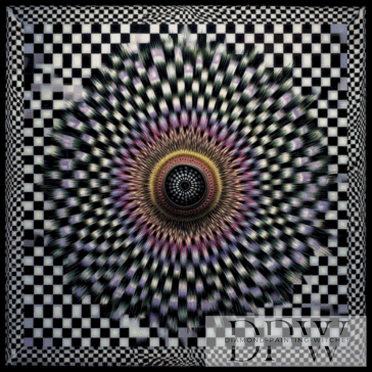 Illusionskreis by QN 90x90 165 colors