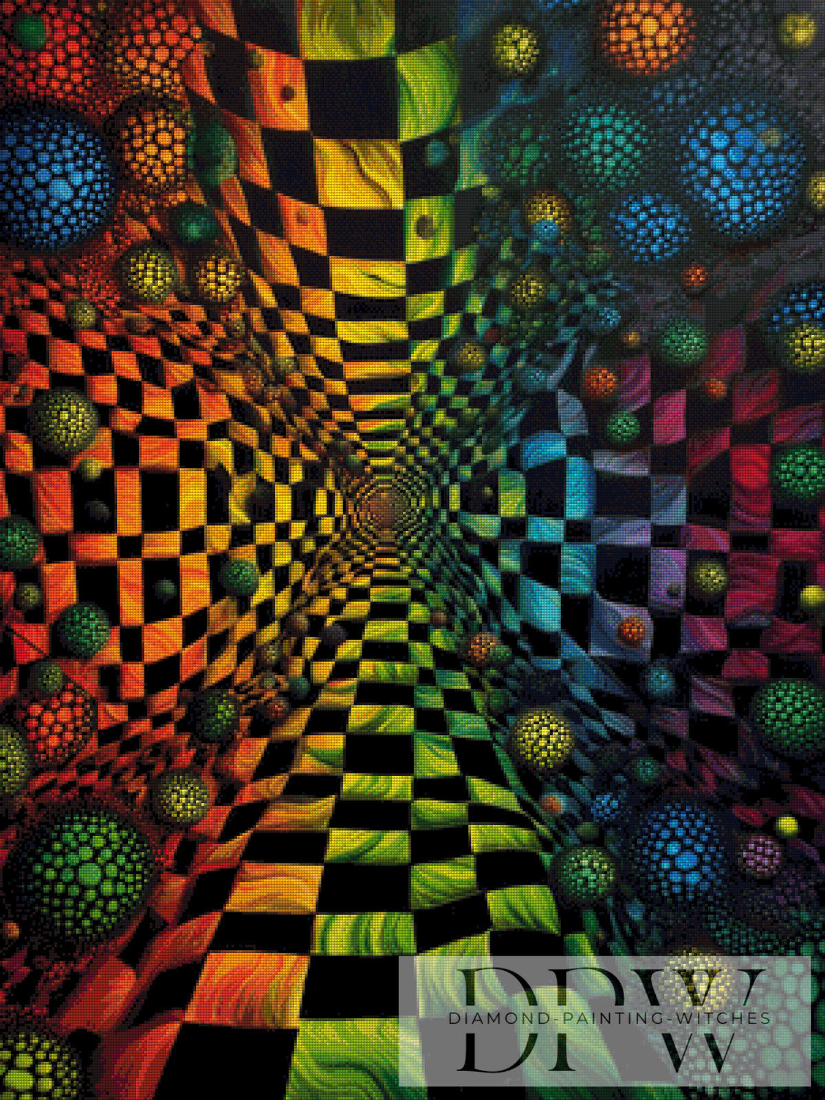 Color Tunnel by QN 75x100 200 colors