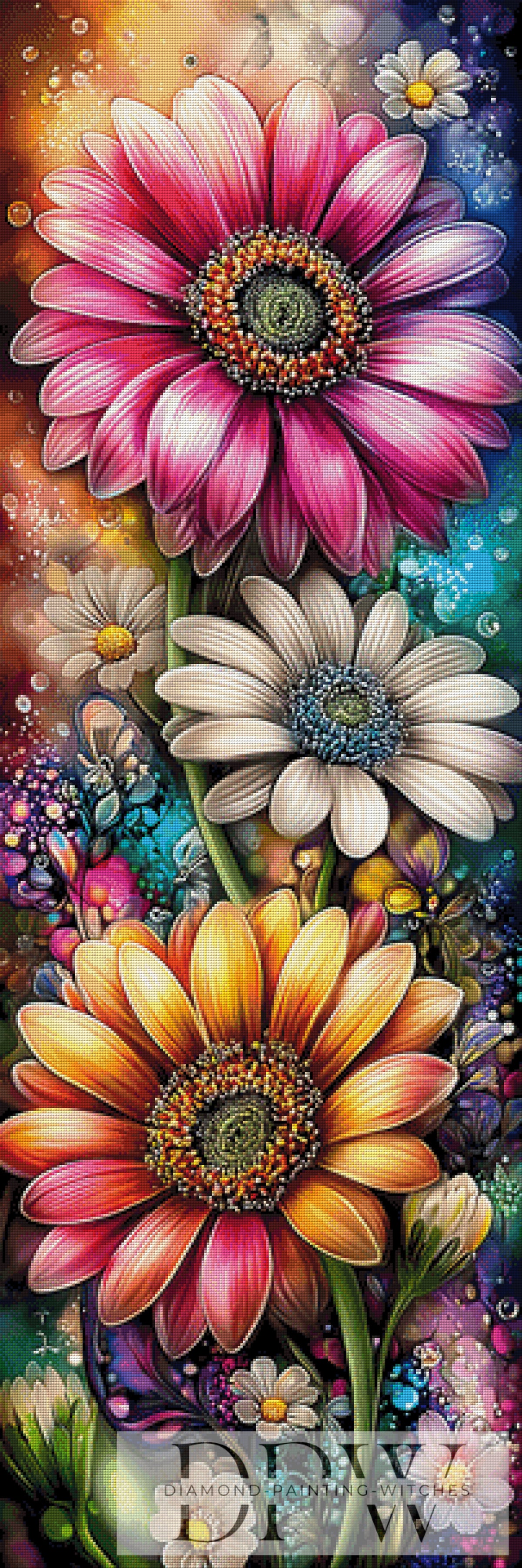 Flower Beams by theA.art with 400 colors