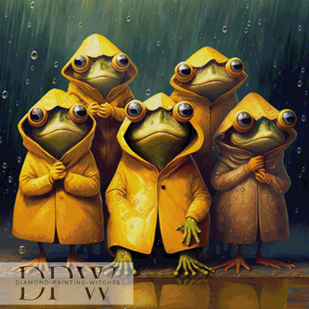 Rain Frogs by Catill with 175 colors