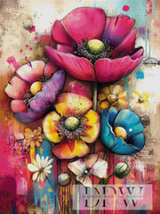 Blütenrausch by CleoDora mit 380 Farben