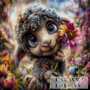 Frank the little lamb by CreatiVart with 300 colors