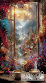 A look into the colorful morning by CleoDora with 270 colors