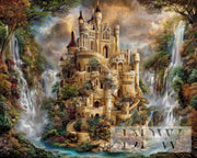 Guardian of the Golden Cascades by QN with 250 colors