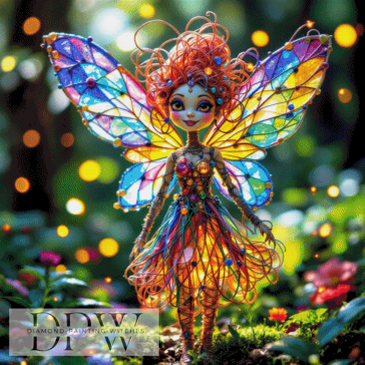 Blue Witch by Artifey, 70x90cm with 110 colors DPW-417