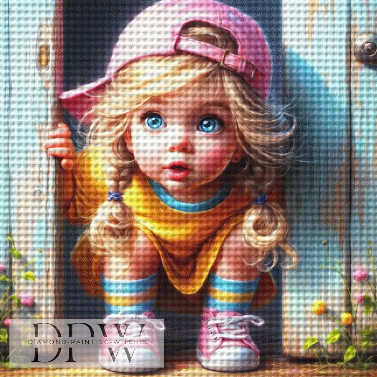 Blue Witch by Artifey, 70x90cm with 110 colors DPW-417