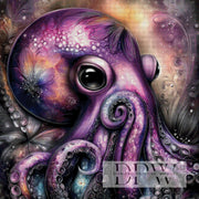 Purple Octopus by theA.art with 200 colors