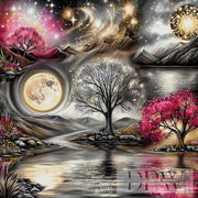Moon Lake of Dreams by theA.art with 240 colors