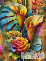 Tropical Bloom by CleoDora mit 400 Farben