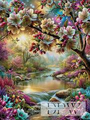 Fluss der Blütenstille by CleoDora mit 380 Farben