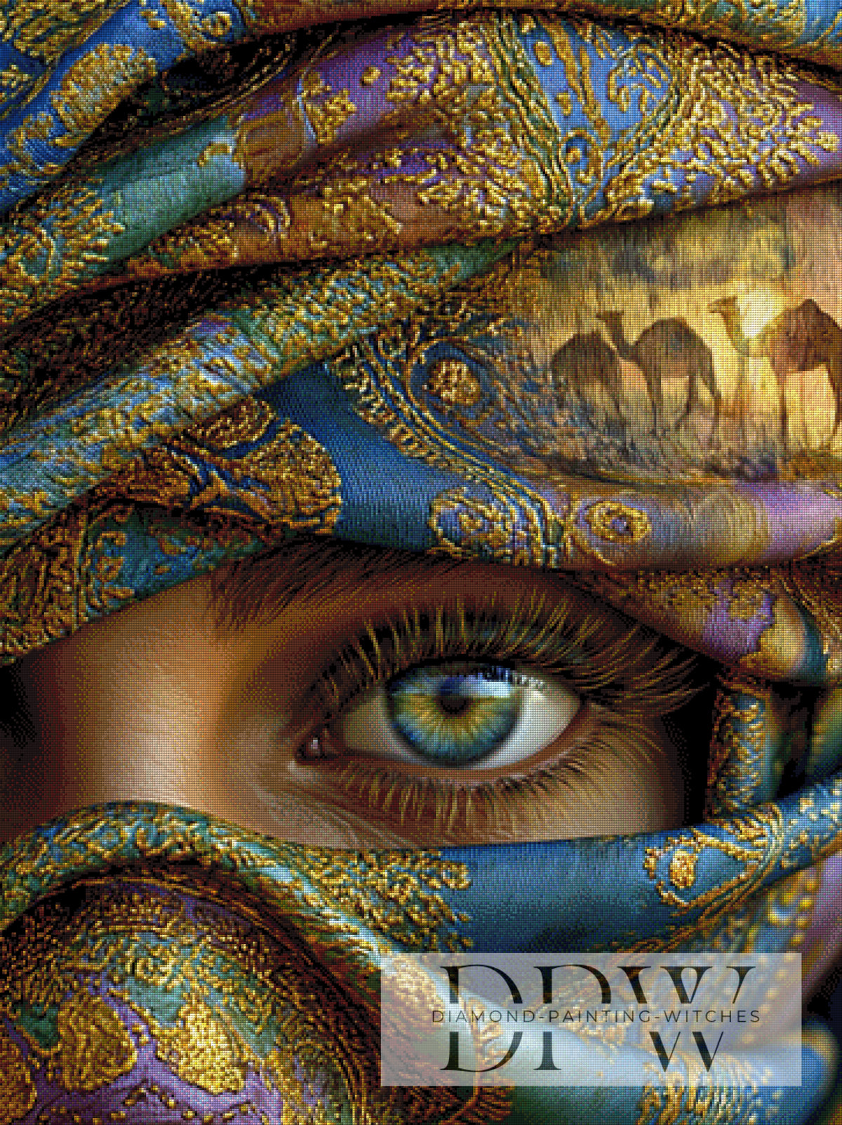 The Eye of the Desert by CleoDora with 270/250 colors