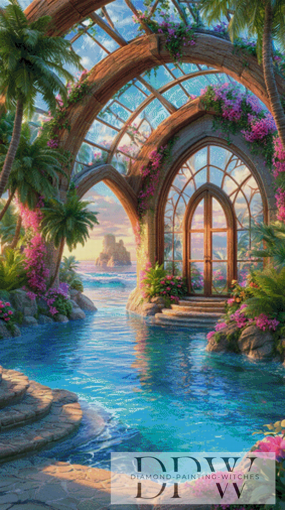 Gateway to the Paradise Light by Elly_A.I with 350 colors