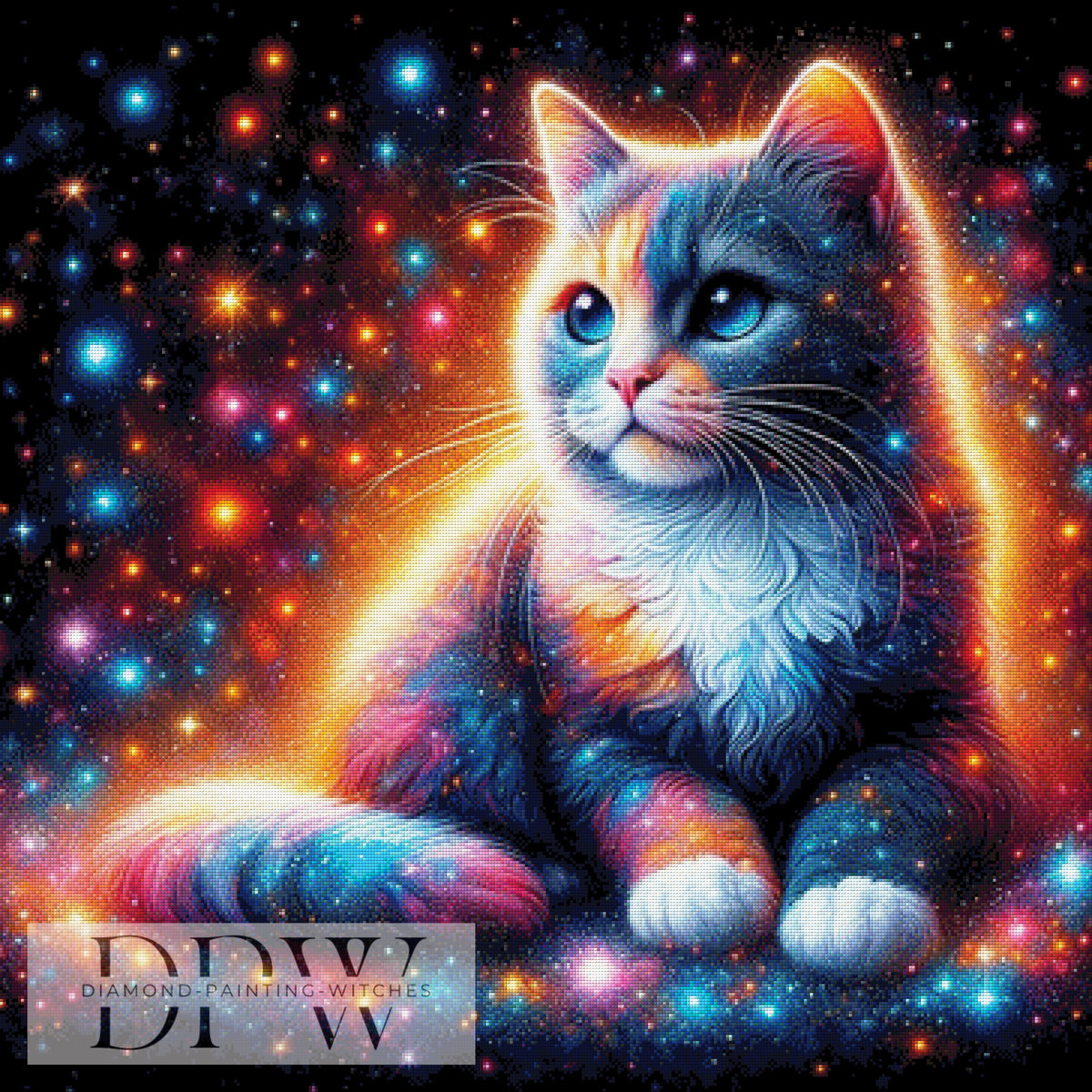 Blue Witch by Artifey, 70x90cm with 110 colors DPW-417