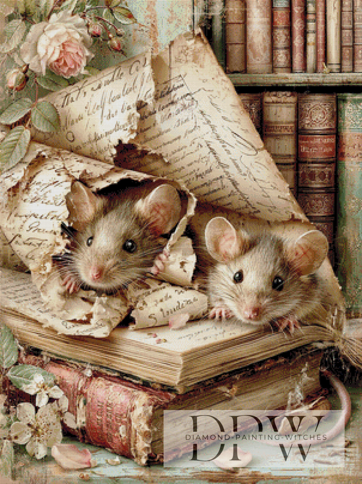Reading Mice by CleoDora with 160 colors