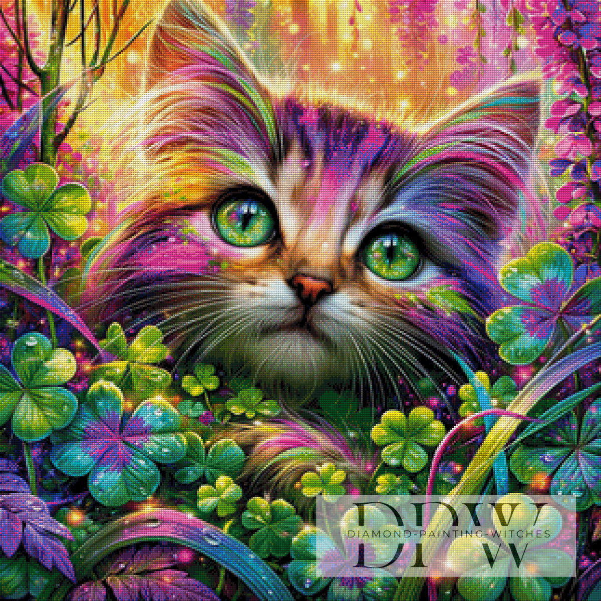 Lucky Cat by CleoDora with 350 colors