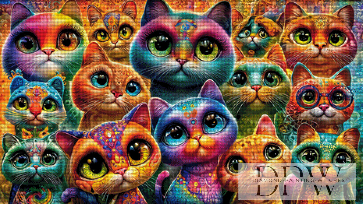 Cats of Colors by Pixxel Pics mit 447 Farben