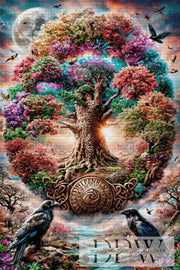 Celtic Rune Tree by Pixxel Pics mit 400 Farben
