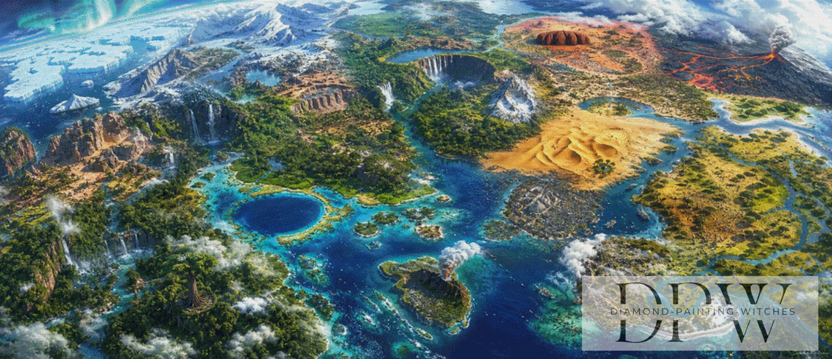 Pixxel Picsによる「Around the World」、310色使用