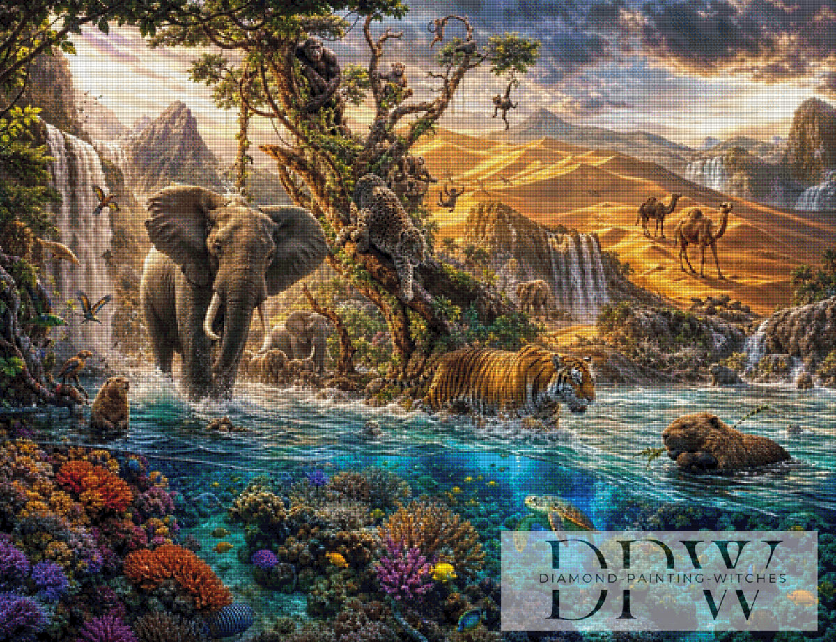 World of Animals by Pixxel Pics mit 340/330 Farben