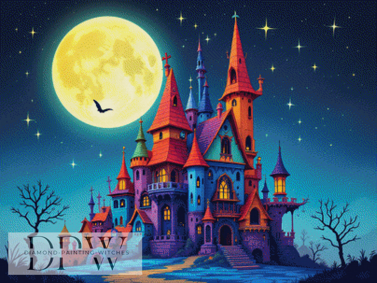 Blue Witch by Artifey, 70x90cm with 110 colors DPW-417