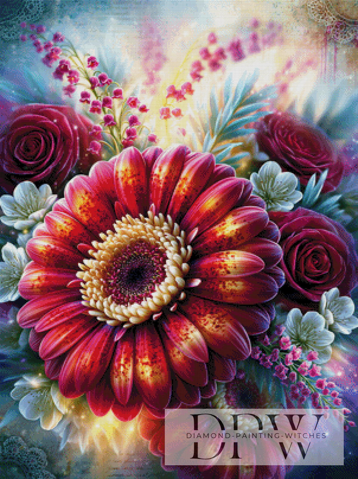Flammenblüte by ellufija mit 390 Farben