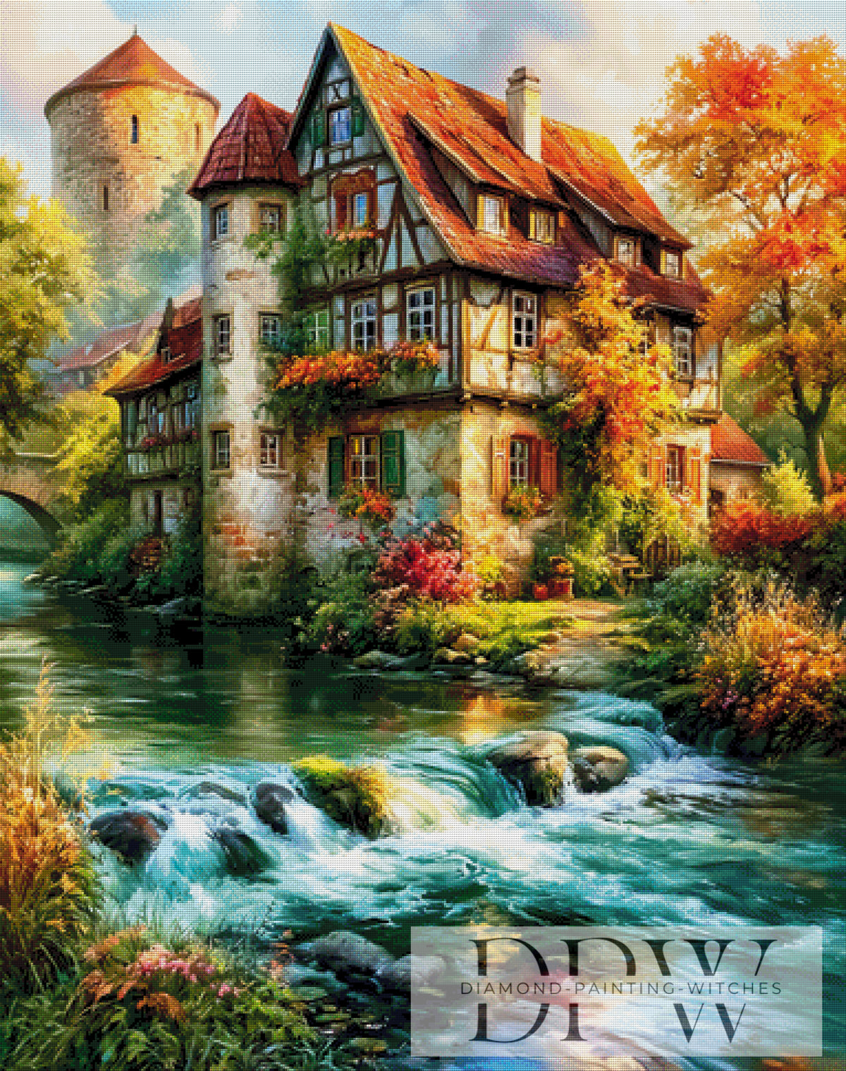 Altes Landhaus by Elly_A.I mit 350 Farben