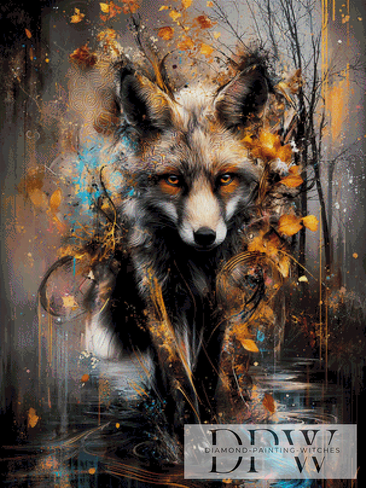Autumn Fox by Elly_A.I with 210 colors