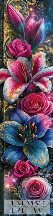 Magical Sparkling Flowers by Elly_A.I with 350 colors