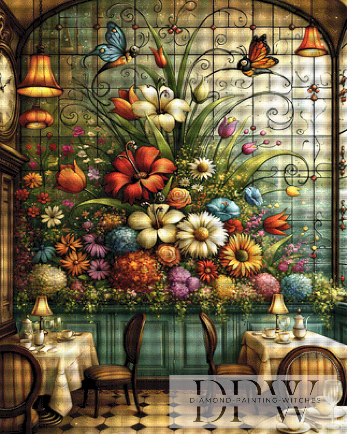 Floral Salon by QN with 270 colors