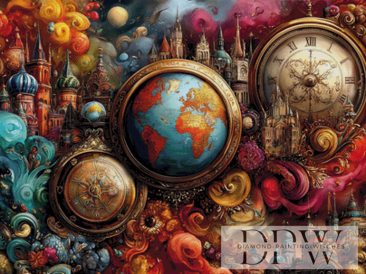 World Time Chronicle by QN with 300 colors