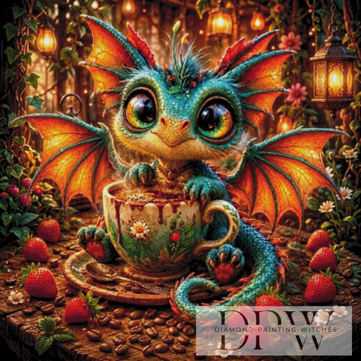 Koffein Drache by Casalla Vendetta mit 340/320 Farben