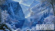 Maggie作「Winterfjord」、95色使用