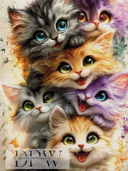 CreatiVart製Kätzchenturm（子猫の塔）、290色