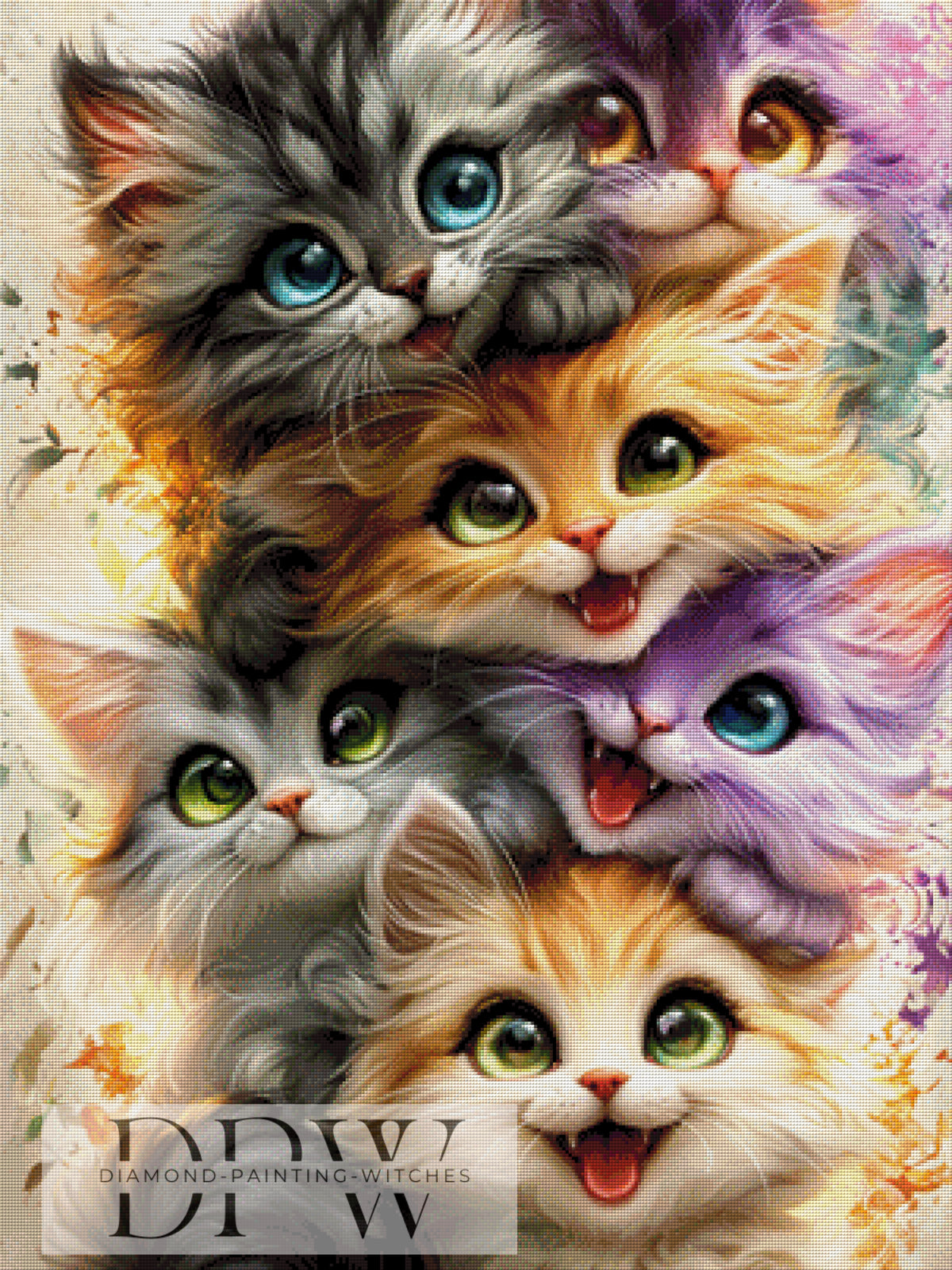CreatiVart製Kätzchenturm（子猫の塔）、290色