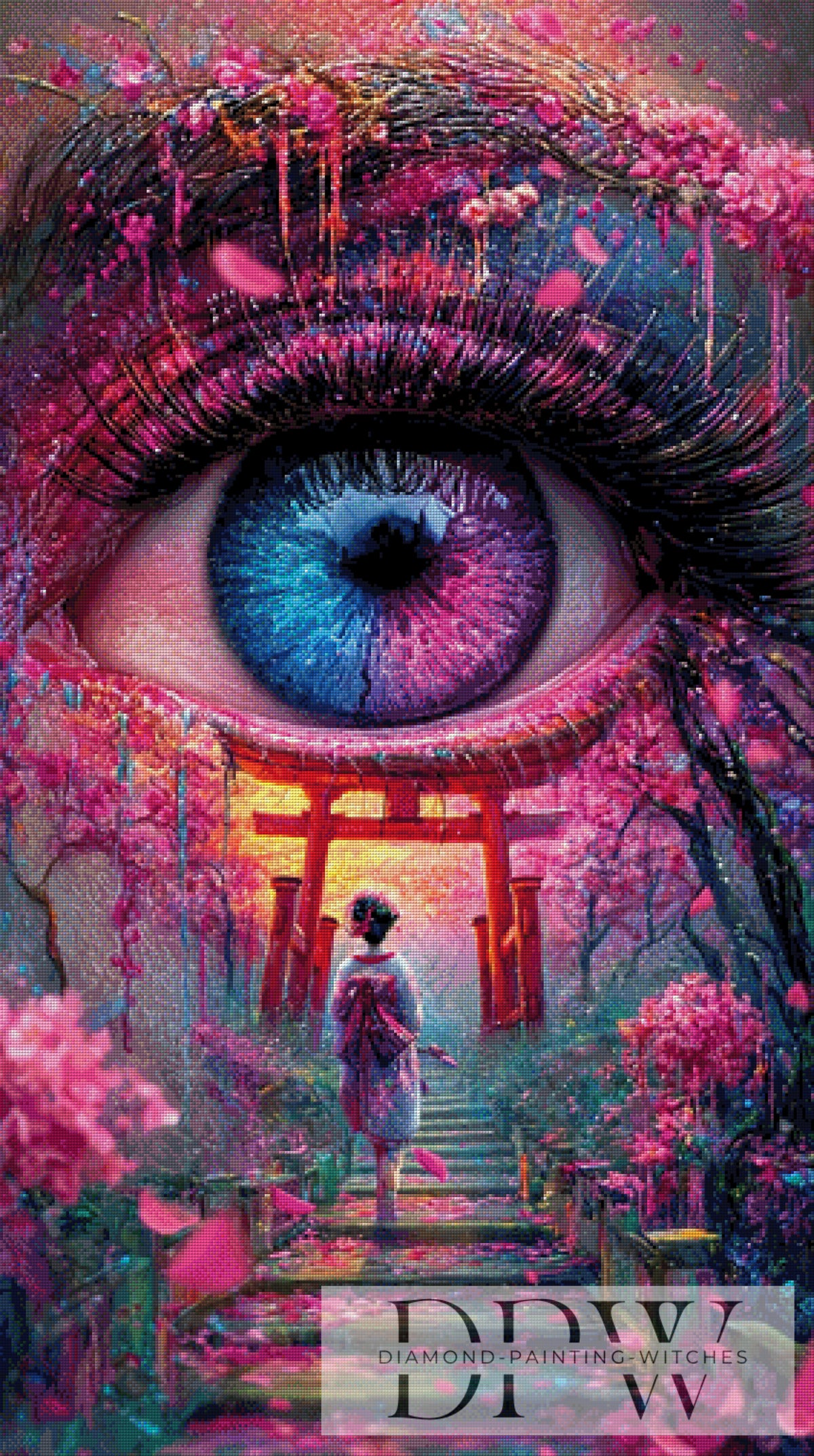 Sakura Eye 2 by Elly_A.I with 330/320 colors