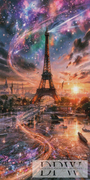 Kosmische Nacht in Paris by ellufija mit 240 Farben