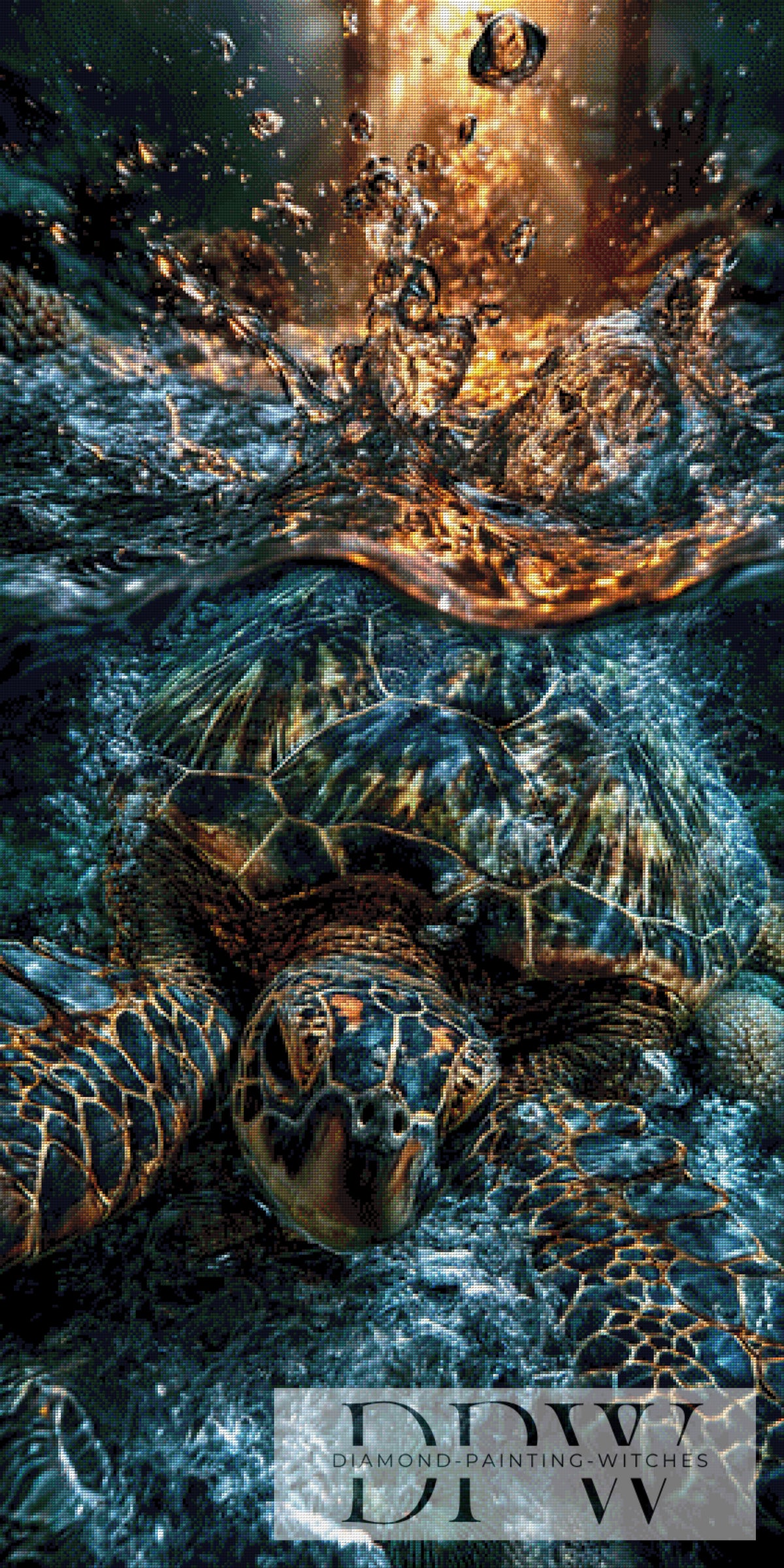 Diving turtle by Pixxel Pics (260色)