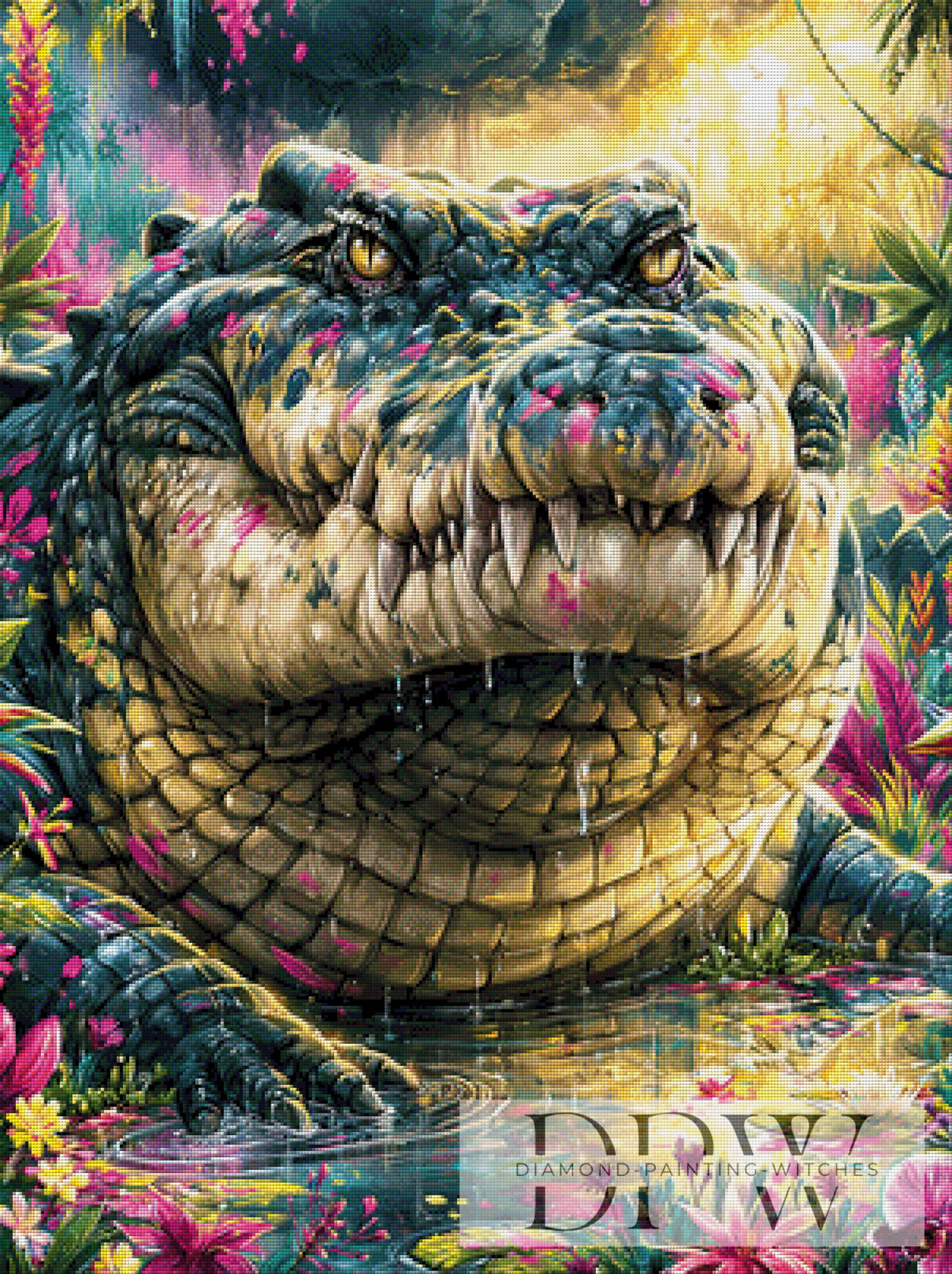 Confetti Croco by CleoDora with 350 colors