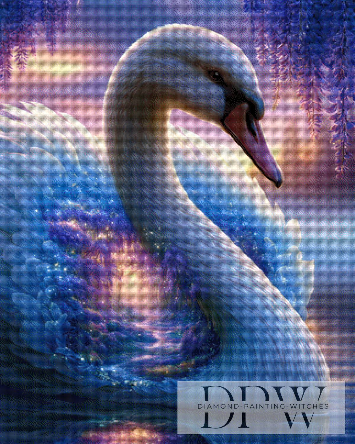 Dream Swan by Elly_A.I with 200 colors