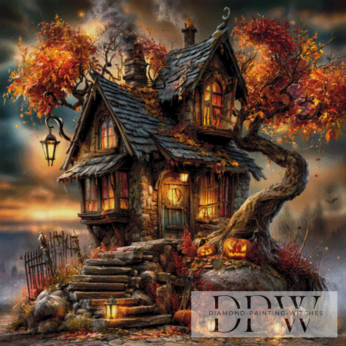 Herbstliches Hexenhaus by Casalla Vendetta mit 230 Farben