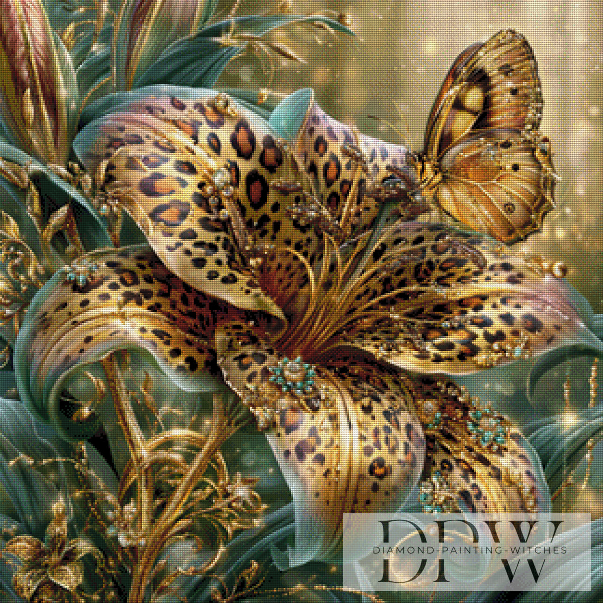 Leopard Lily by CreatiVart mit 220 Farben